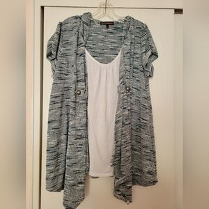 Heartsoul Plus 2X Top with hood.